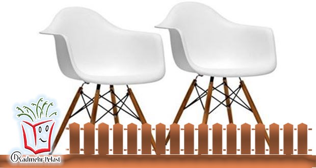 صندلی پلاستیکی پایه آلومینیومی